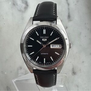 1996 Seiko Automatic Day/Date Men’s Watch w/New Crystal & New Leather Strap